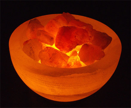 Fire Abundance Bowl Lamp